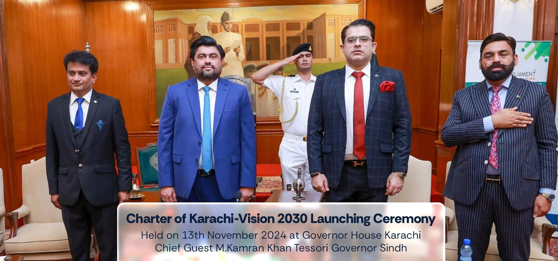 Youth Parliament Charter of Karachi-Vision 2030 Launching Ceremony
